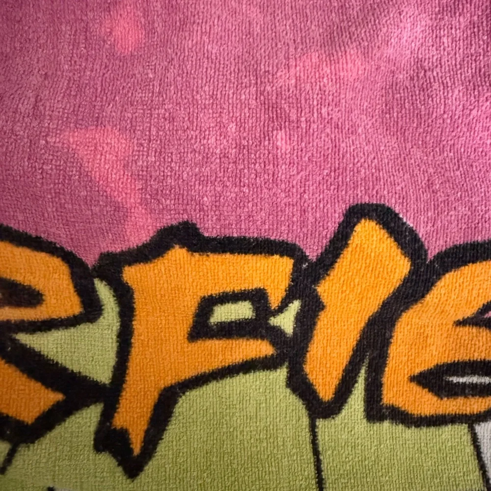 Garfield Vtg 1978 Tropical Rock Beach Towel‎ Jim Davis Franco Rare Collectible
